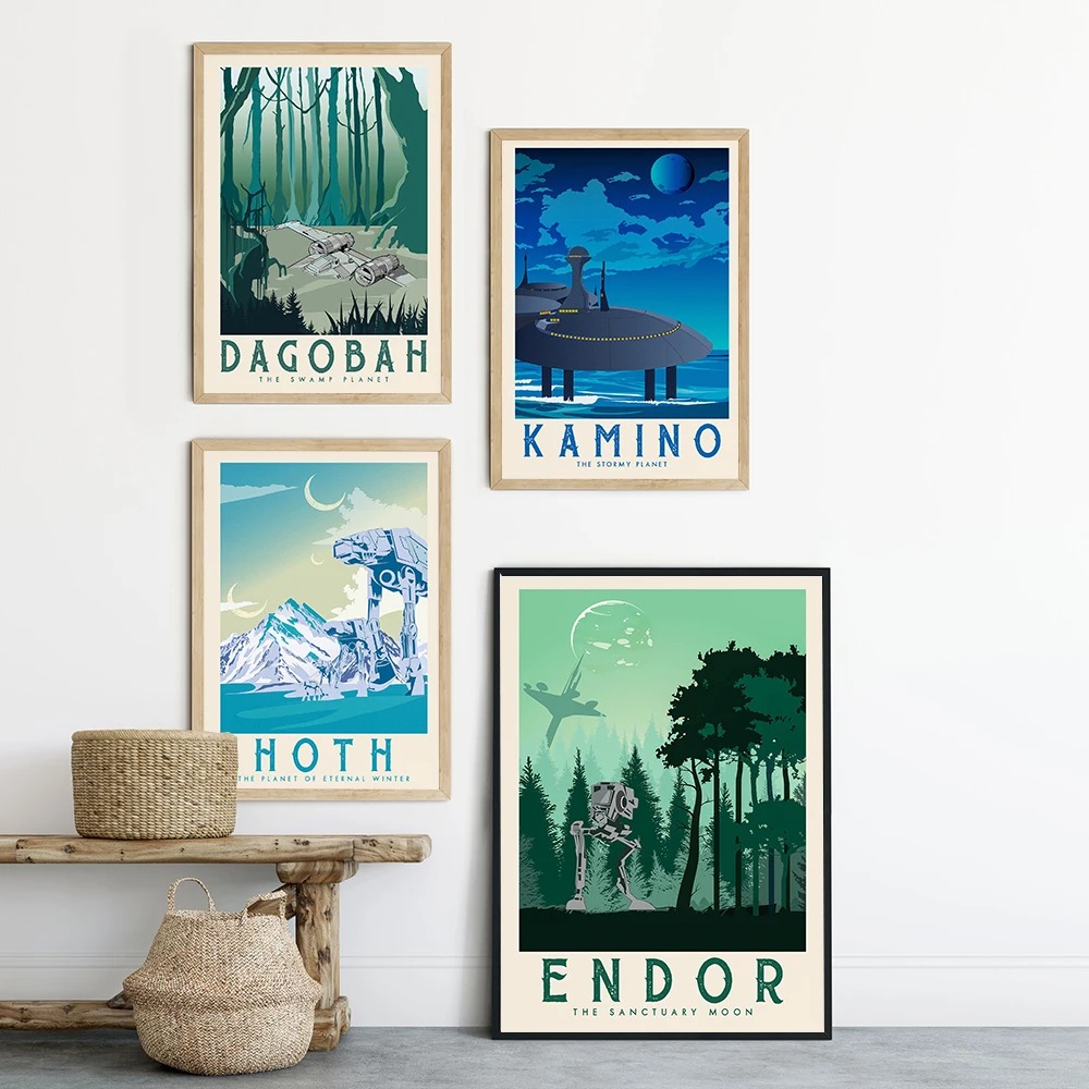 Home Decor How To - 家の装飾のための風景キャンバスの絵画,古典的な壁の映画,ヴィンテージのアート写真