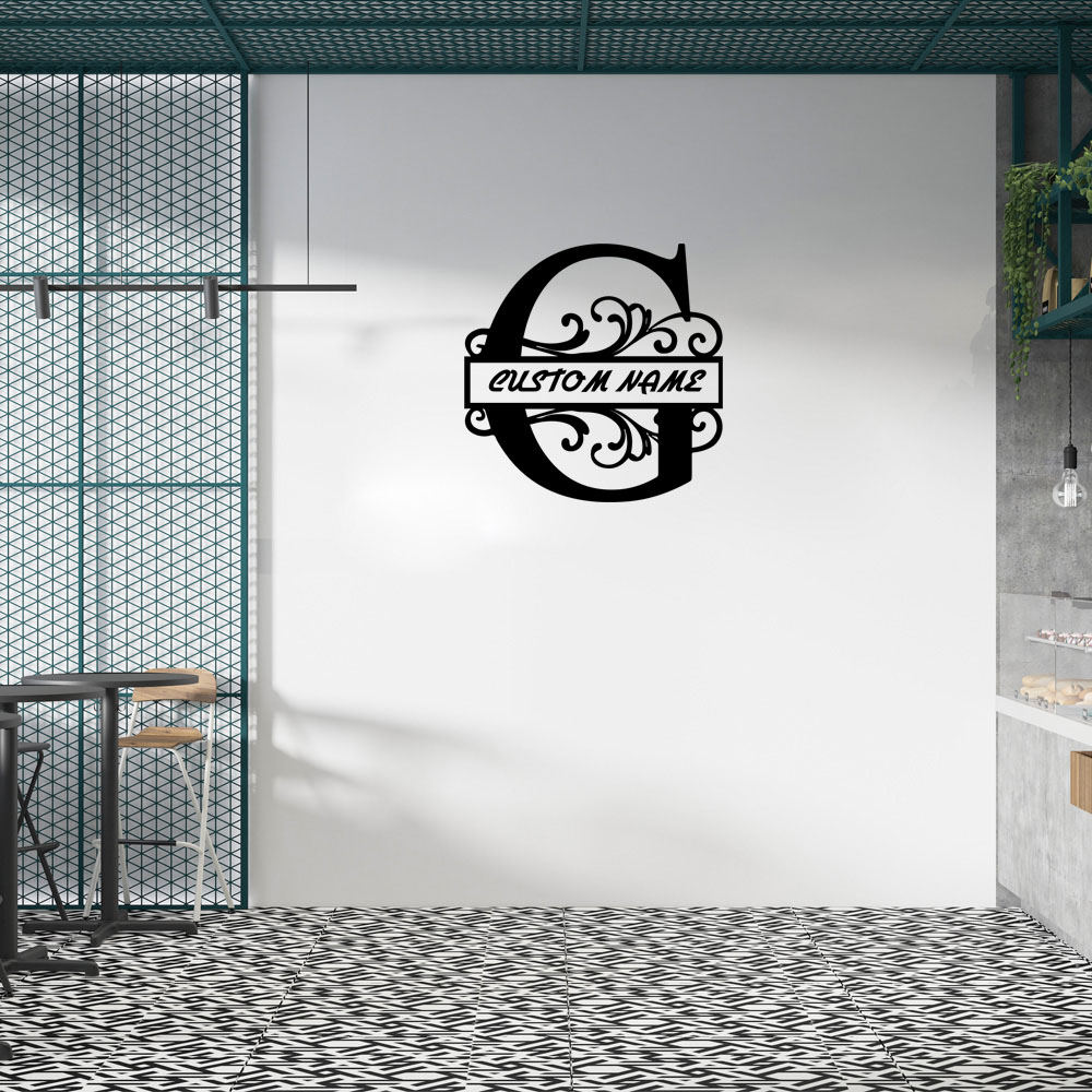 Home Decor Wallpaper - 1PC ロマンチックな文字 G カスタマイズされたテキスト自己粘着ビニール壁紙家の装飾アート装飾壁紙