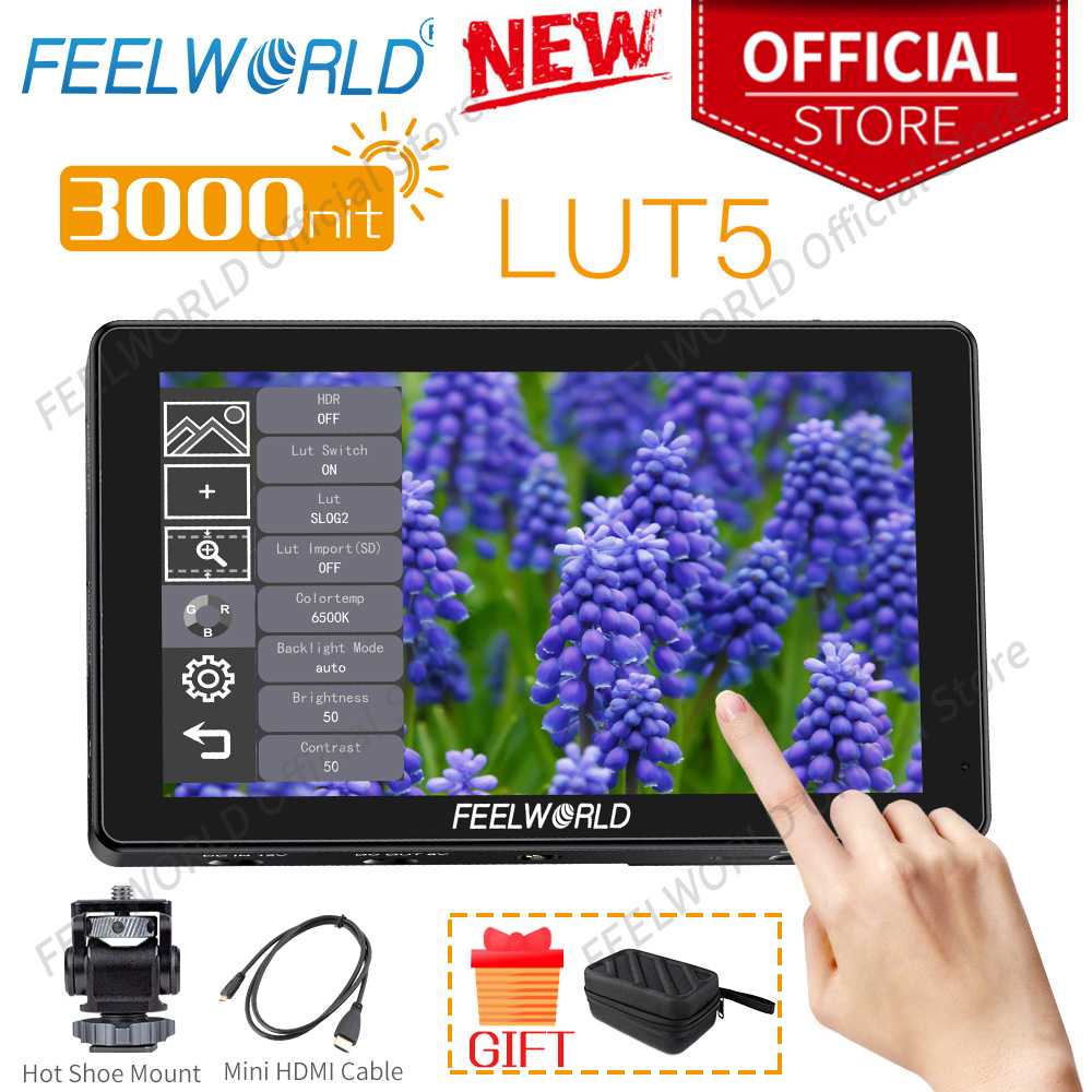 Home Decor Uk - U & USA-カメラ,5.5インチ,超高輝度,3000nit,4k,hdmi出力,入力,instalキット付き