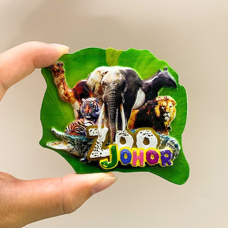Home Decor Malaysia - ルフ動物園冷蔵庫マグネット マレーシア旅行お土産 3D装飾ホームオーナメントギフト