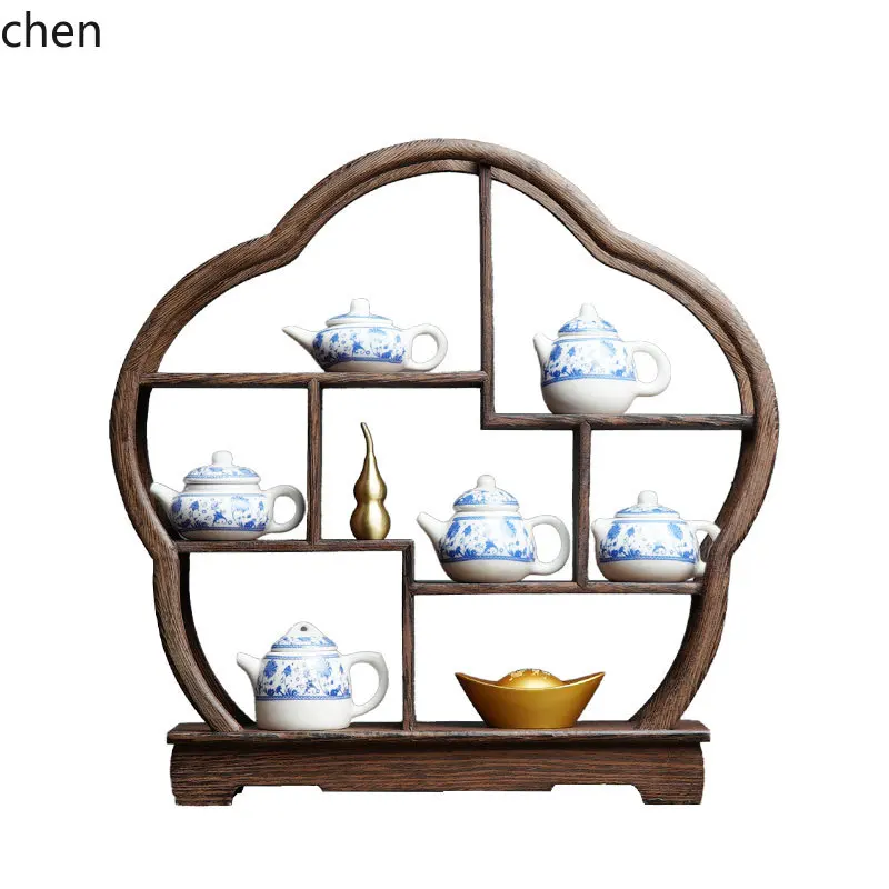 Home Decor Zen - 7.15-c13 レトロ禅茶室青と白のティーポットホームリビングルーム装飾アートオーナメント