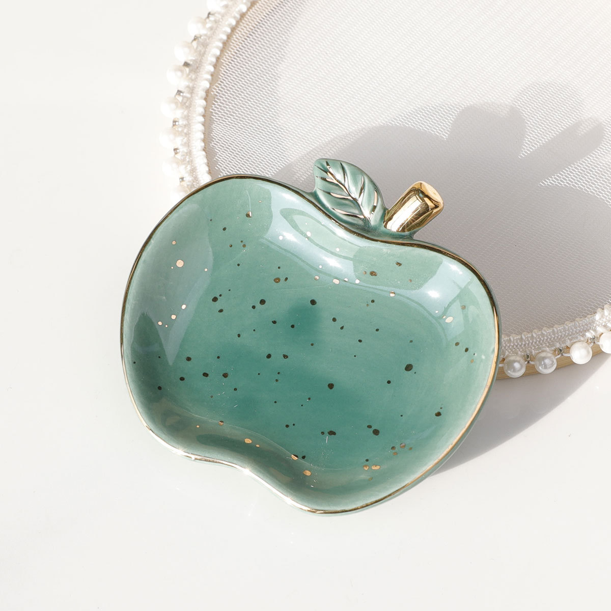 Ceramic Trinket Dish - 女性のためのセラミックジュエリートレイのディッシュ,パイナップルまたはバニーキートレイ,リングホルダー,かわいいジュエリープレート,部屋の装飾,誕生日プレゼント