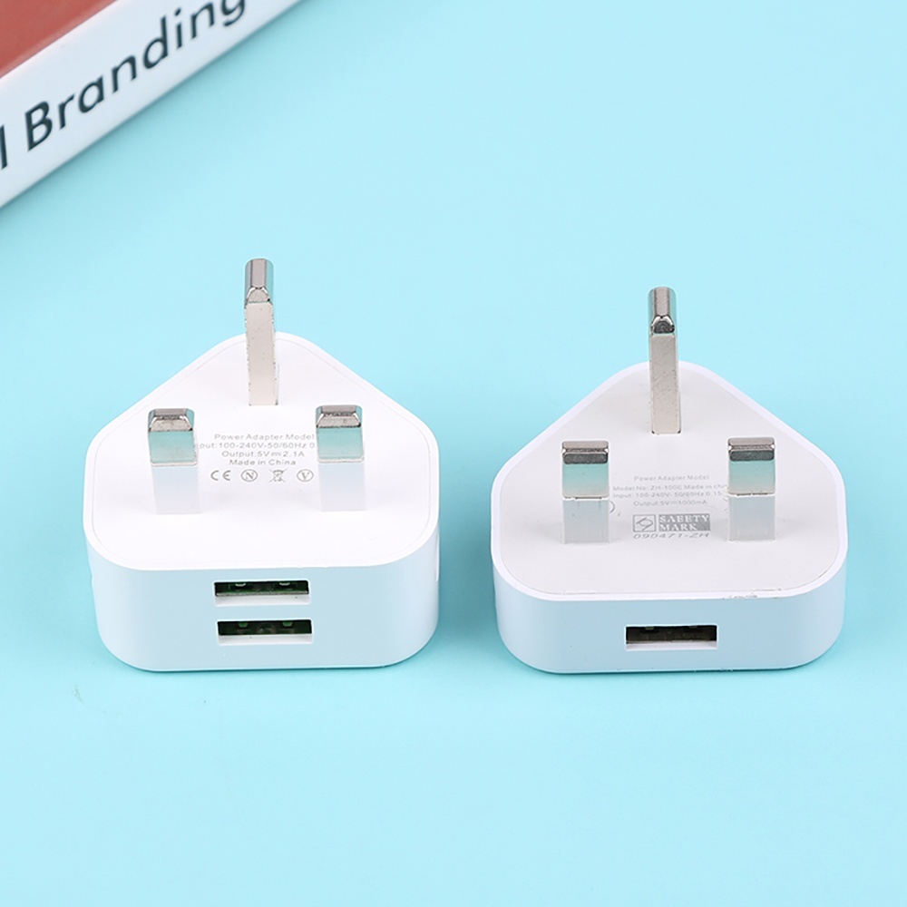 Home Decor Uk - 2in1 USB UKプラグ3ピン壁掛け充電アダプター、USBポート付き、Xiaomi Redmi、Samsung、VIVO対応充電コンバーターアクセサリー