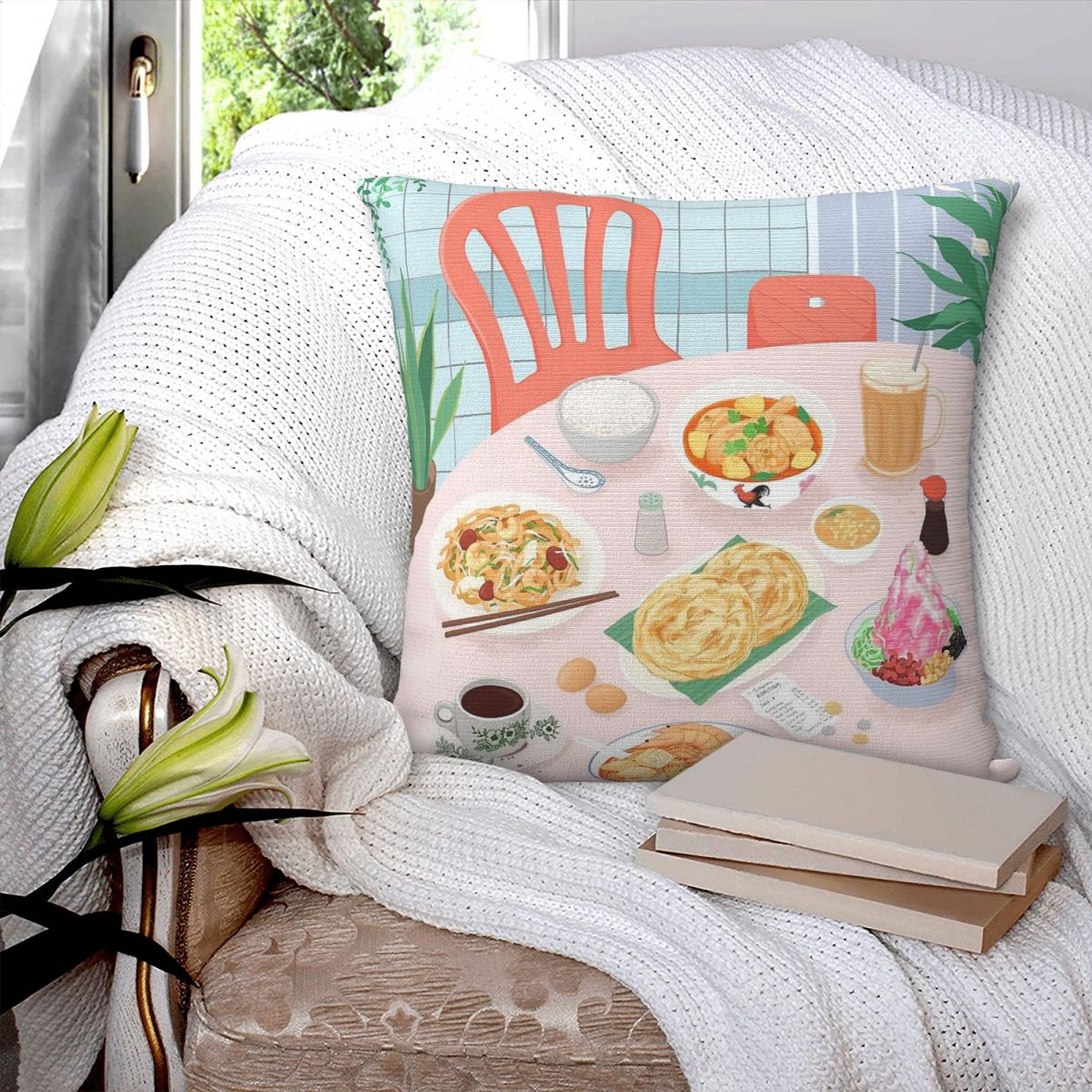 Kopitiam Food Malaysia 枕カバー ポリ - Home Decor Malaysia のレビューと価格