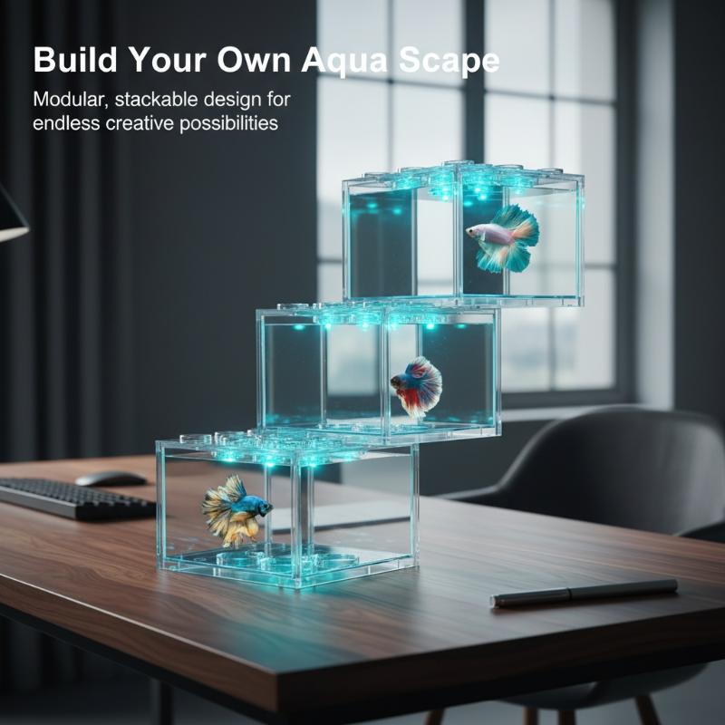 積み重ね可能なミニ水槽 アクリル製ペットボックス 爬虫類の家 - Home Decor Habitat のレビューと価格
