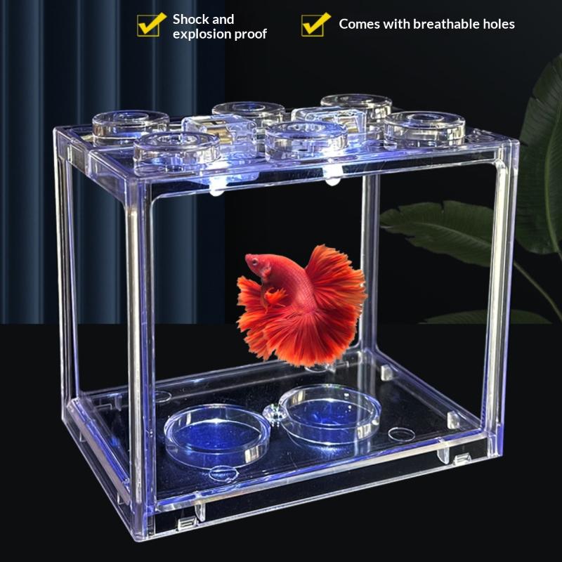 積み重ね可能なミニ水槽 アクリル製ペットボックス 爬虫類の家 - Home Decor Habitat のレビューと価格