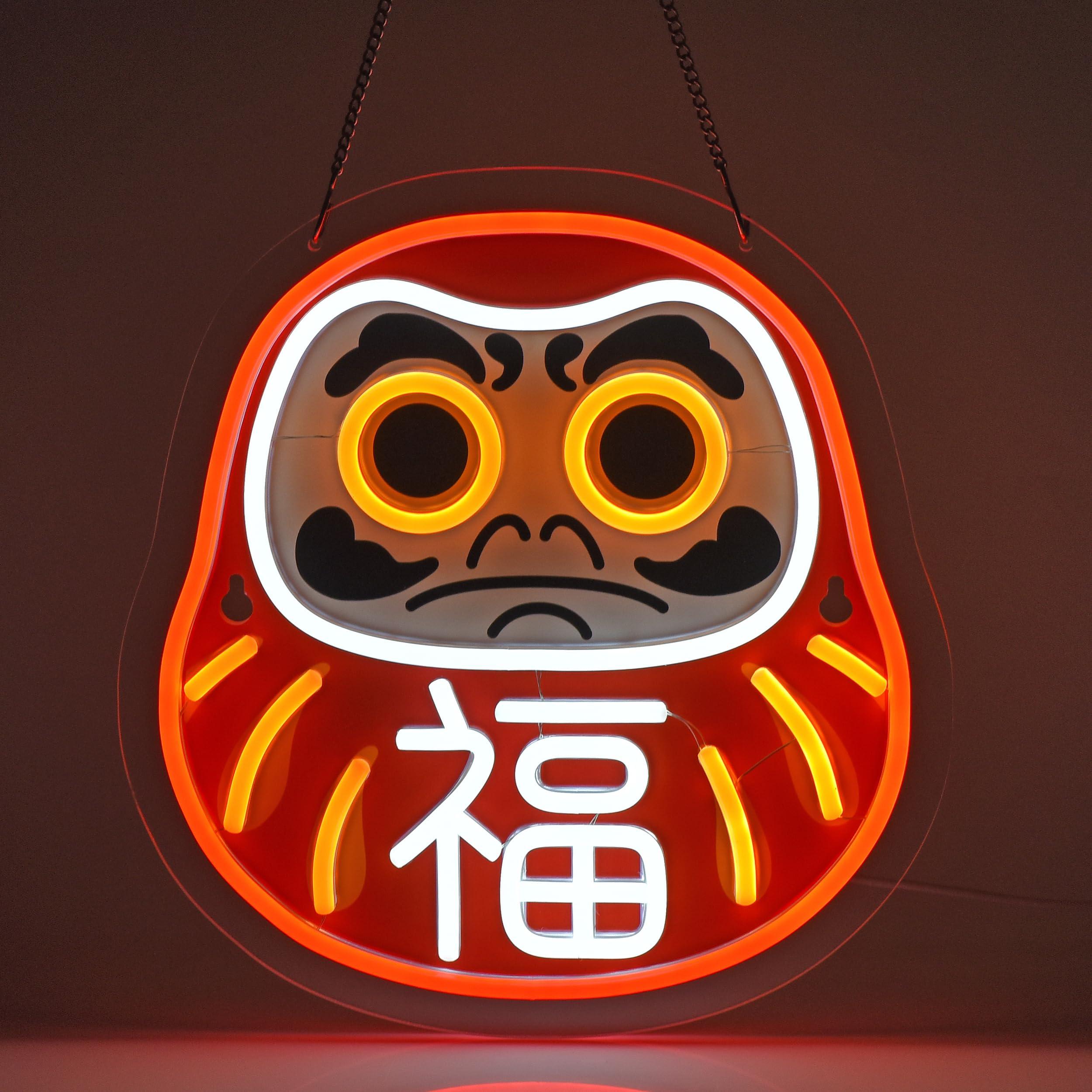 ダルマネオンサイン LED ネオンライト壁掛けアート装飾日本 - Home Decor Market のレビューと価格