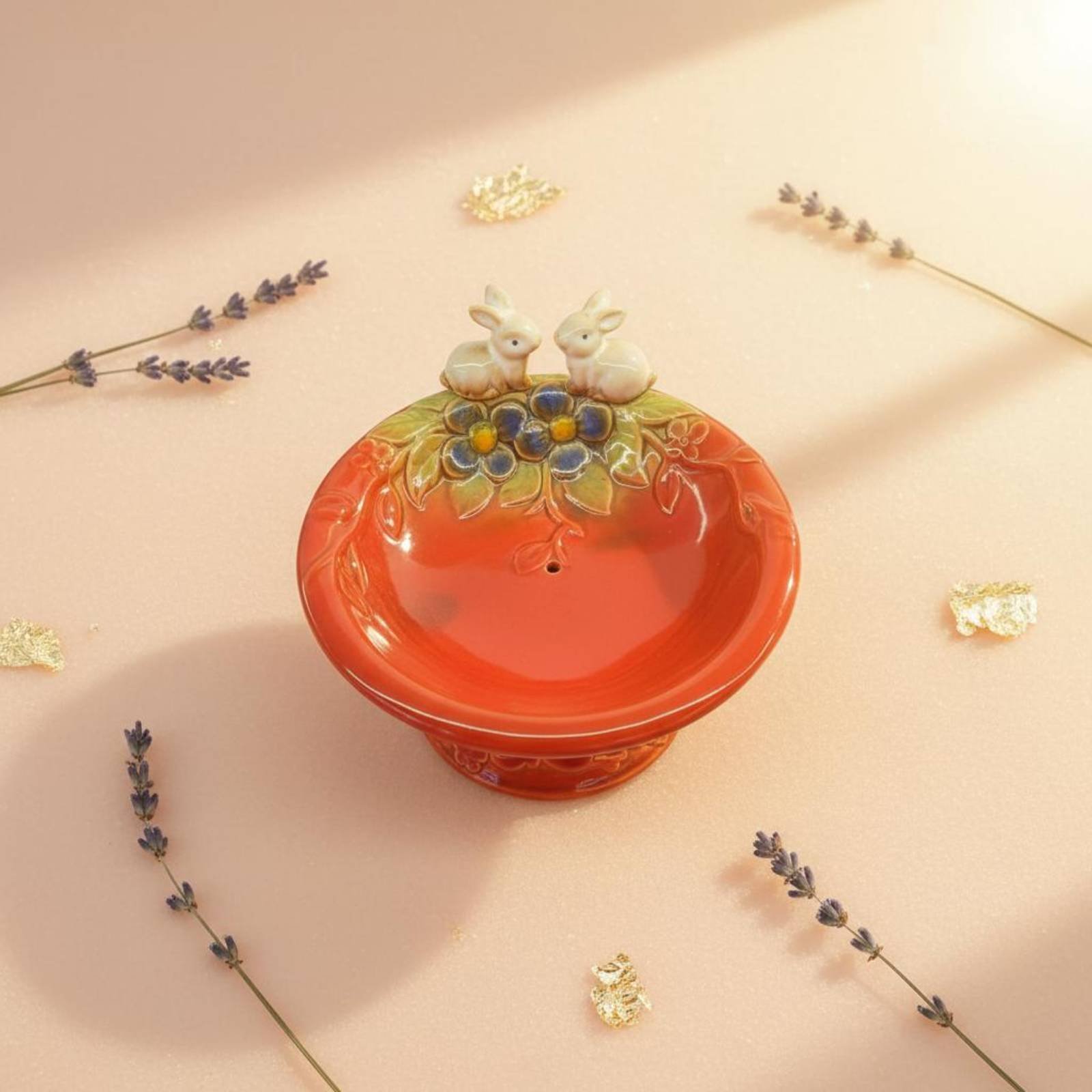台座付き鳥型小物入れトレイ 多機能セラミック鳥型ソープディッ - Ceramic Trinket Dish のレビューと価格