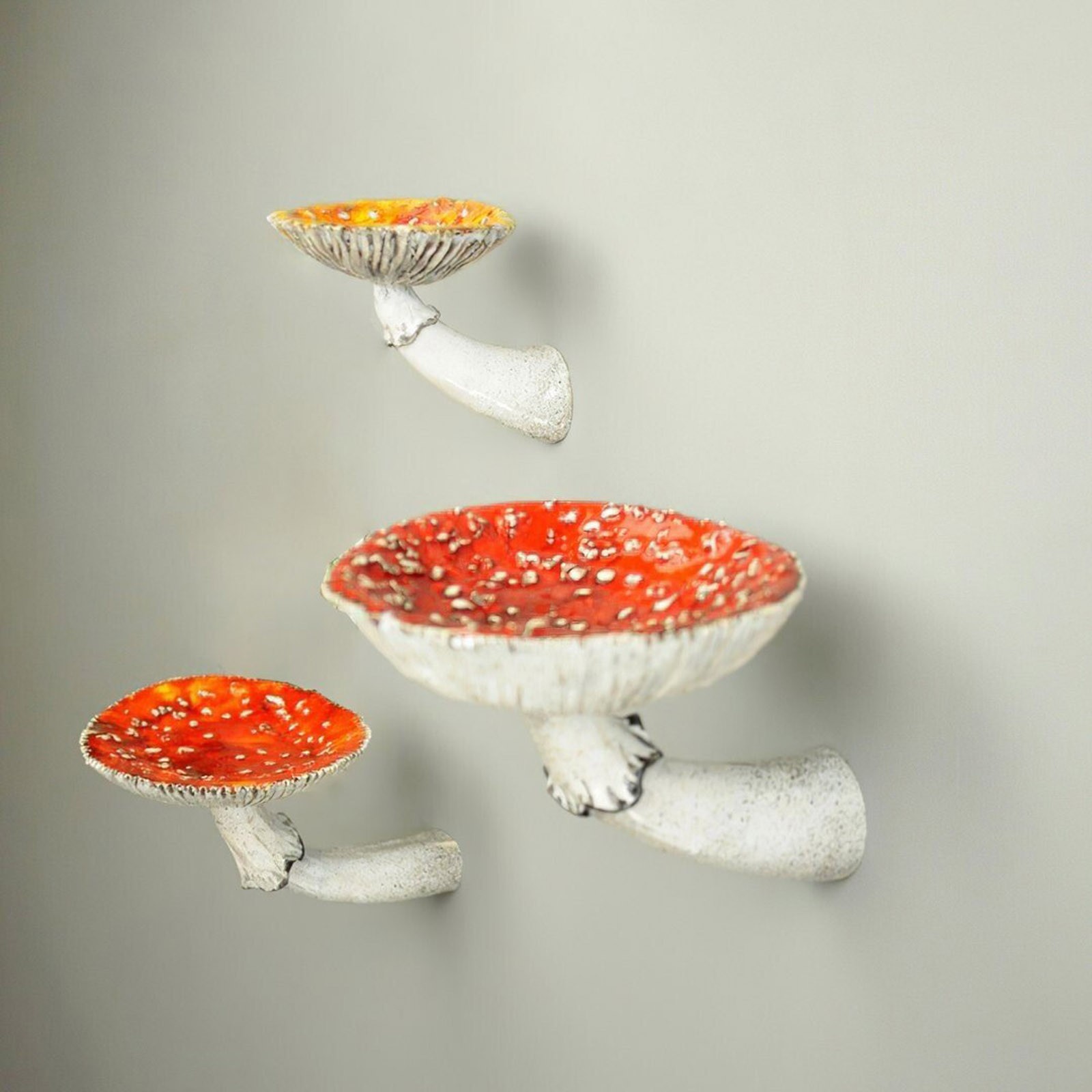 樹脂製の吊り下げ式キノコ棚,クリエイティブな壁掛け式キノコ棚 - Floating Shelves のレビューと価格