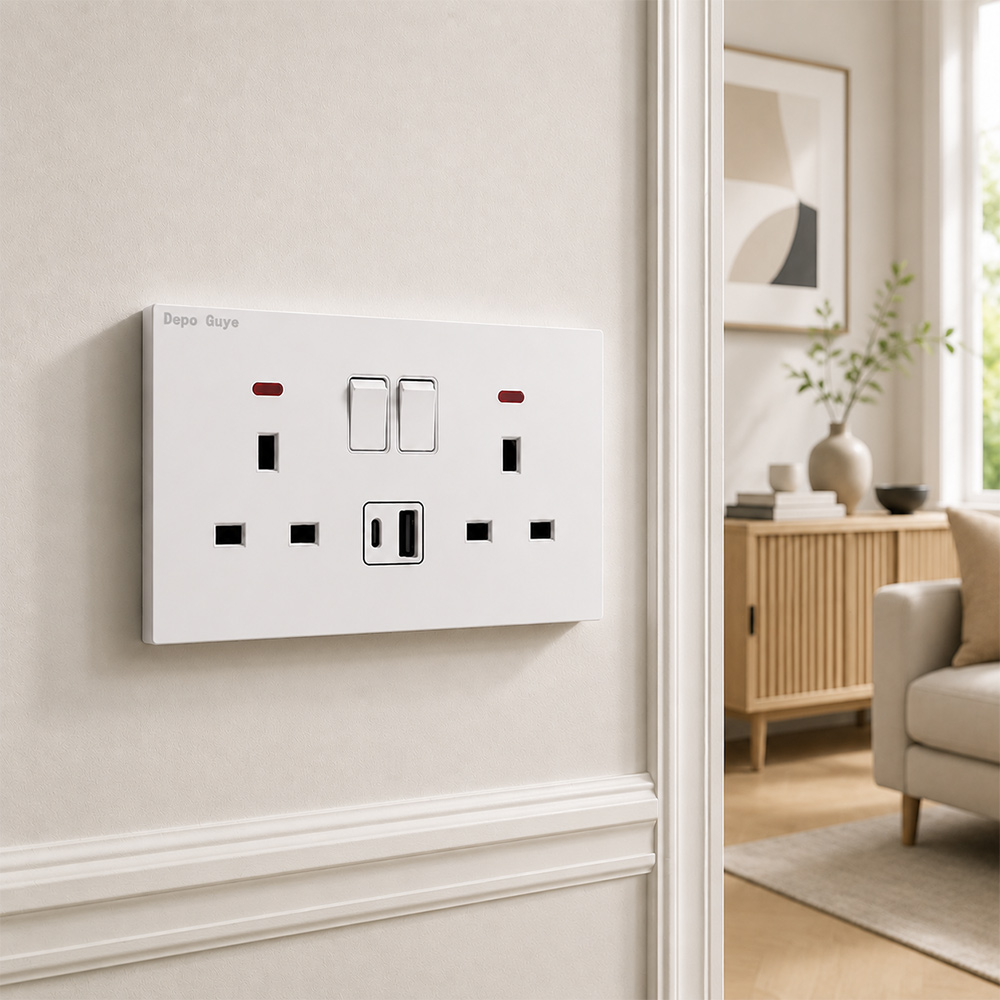 急速充電付き英国標準電源ソケット,壁コンセント,双方向スイッ - Home Decor Uk のレビューと価格