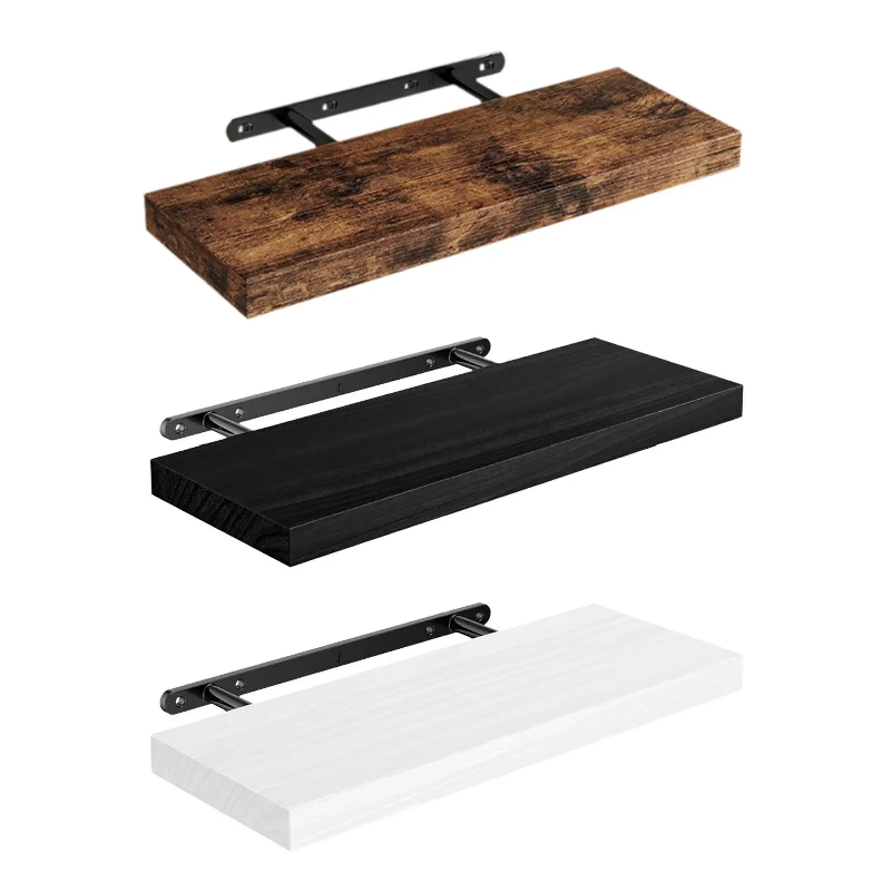 壁掛け装飾用フローティングシェルフ、頑丈で多目的、目に見えな - Floating Shelves のレビューと価格