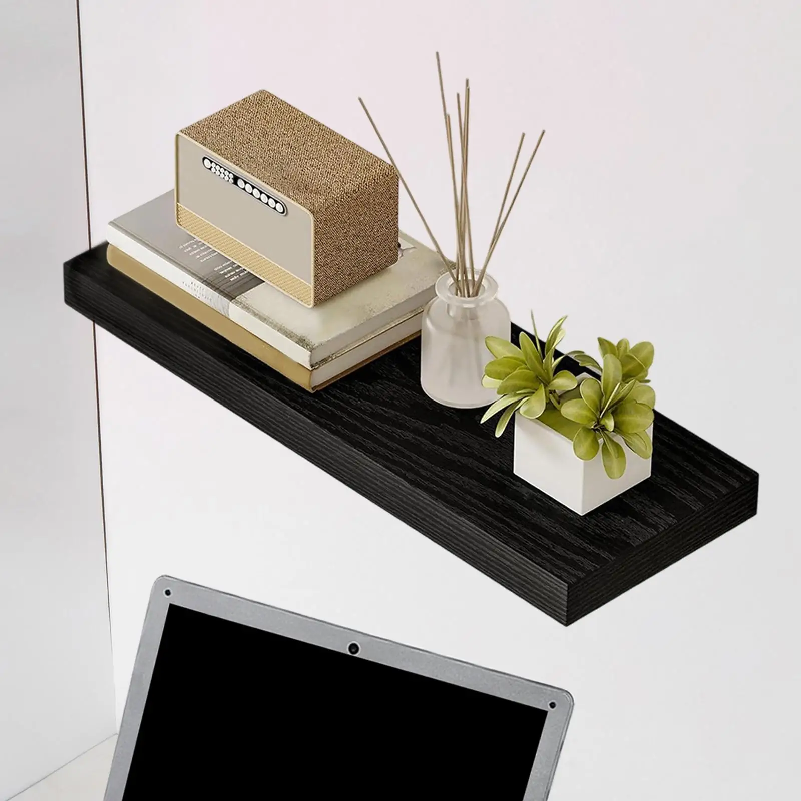 壁掛け装飾用フローティングシェルフ、頑丈で多目的、目に見えな - Floating Shelves のレビューと価格