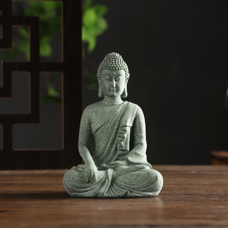 仏庭像水槽の装飾ミニ仏教置物デスクテーブルスケープ装飾ホーム - Home Decor Zen のレビューと価格