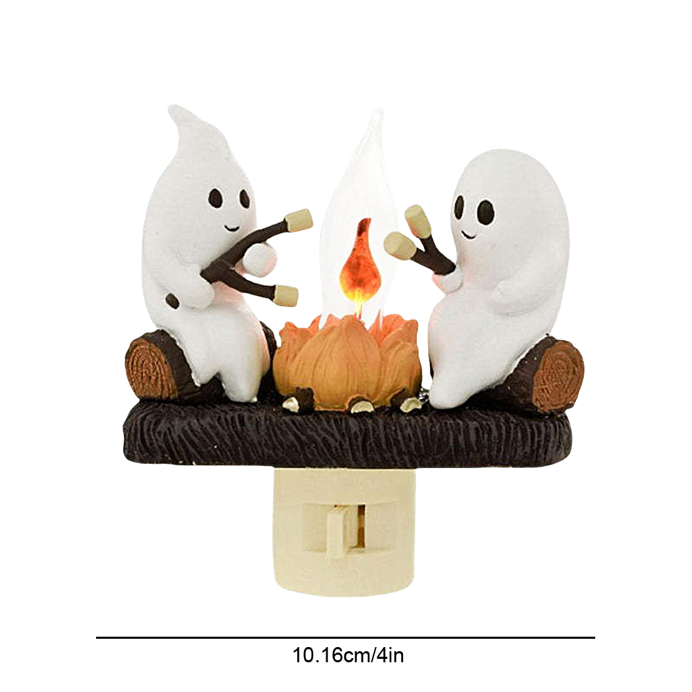 ゴースト焚き火ナイトライト、ハロウィーンの装飾、家の装飾、か - Home Decor Uk のレビューと価格