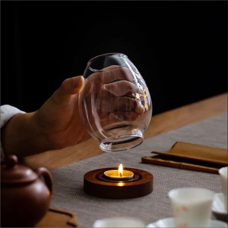 中国風透明ガラスキャンドルホルダーシェードロマンチックなキャ - Home Decor Zen のレビューと価格