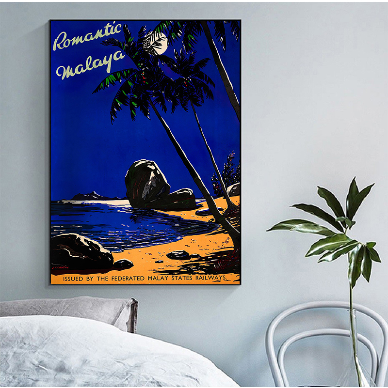 カラフルなキャンバスの壁のポスター,Maraysia,pan - Home Decor Malaysia のレビューと価格