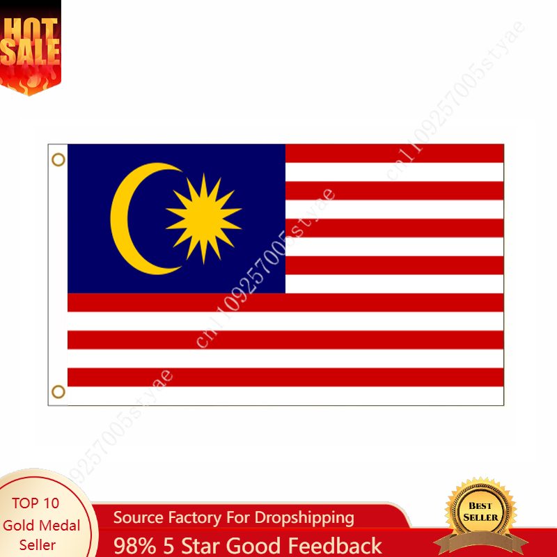 マレーシア国旗 マレーシア国旗の吊り下げ式バナー ホームデコ - Home Decor Malaysia のレビューと価格
