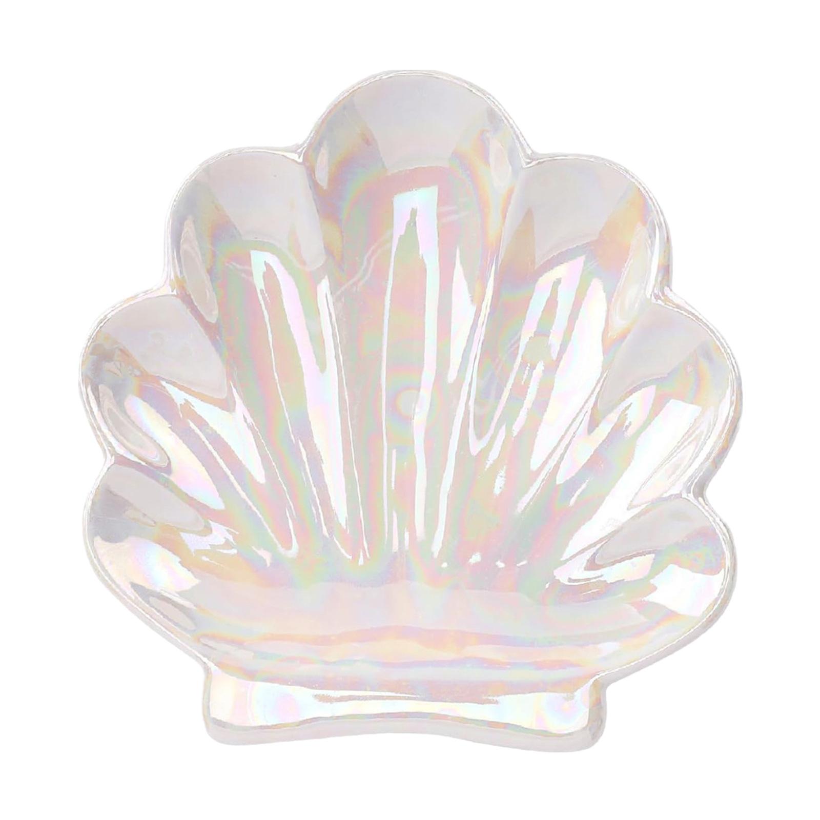シェルジュエリーディッシュジュエリープレートホルダーかわいい - Ceramic Trinket Dish のレビューと価格