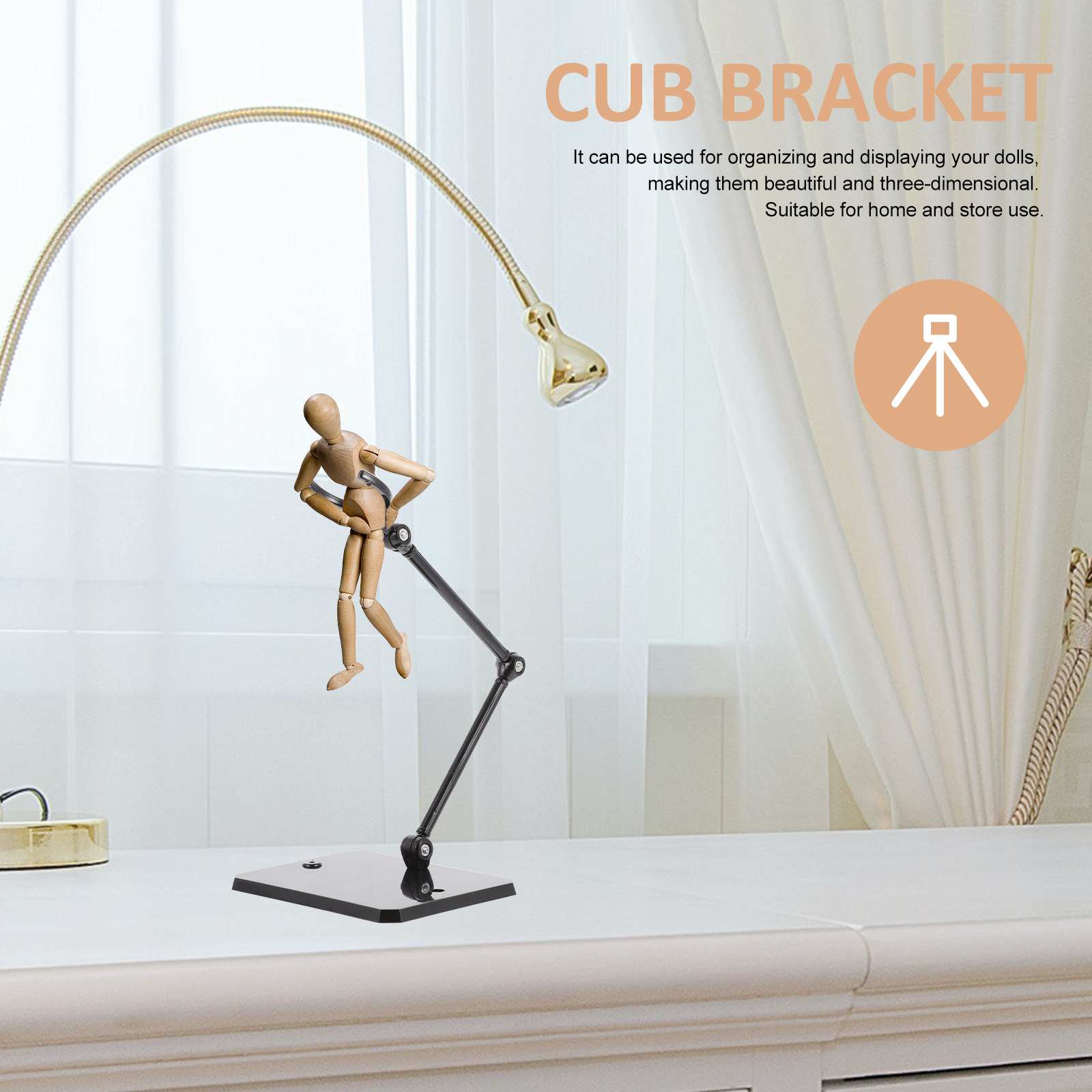 2個セット 調節可能なアクションフィギュアスタンド 2.2c - Home Decor Game のレビューと価格