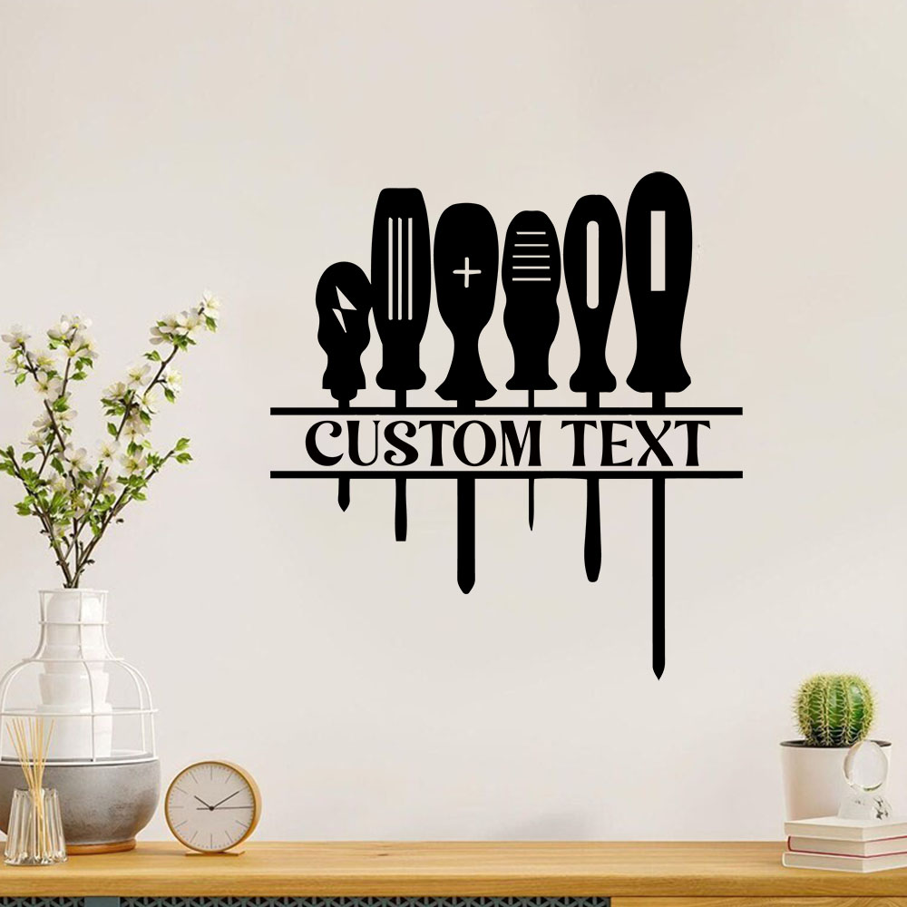 1PC クールな修理ツール カスタマイズ可能なテキスト入りビ - Home Decor Wallpaper のレビューと価格