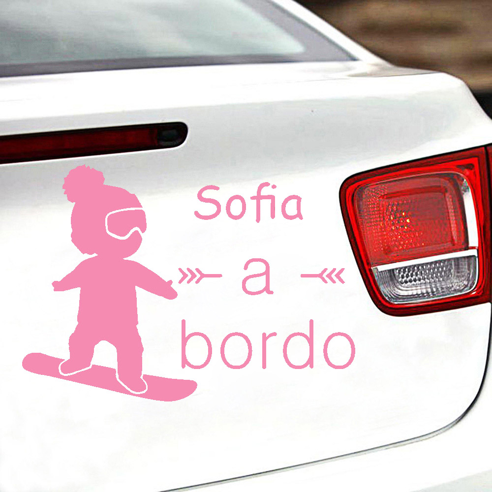1pc ビニールベビーボルドカラフルな自動車ステッカー車のス - Home Decor Wallpaper のレビューと価格