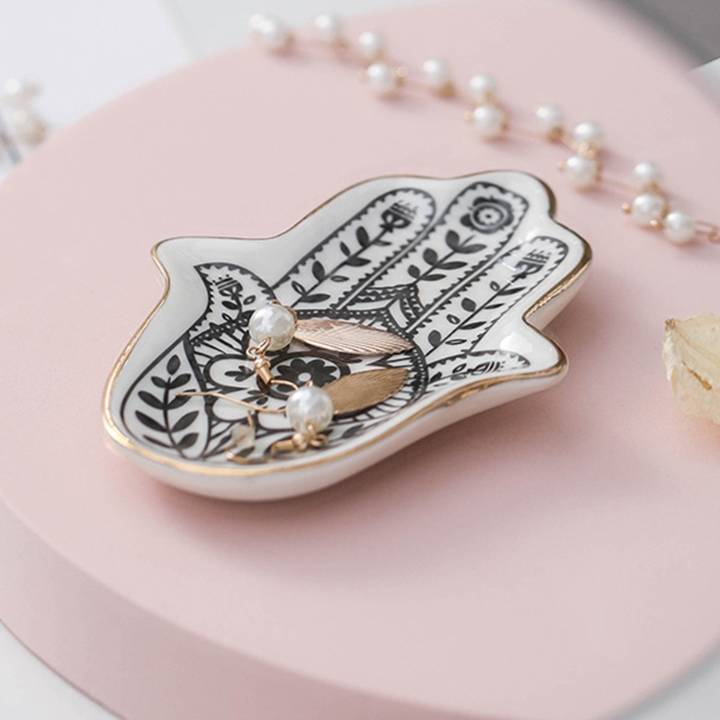 小さなひまわりの形をしたセラミックプレート,装飾ジュエリー, - Ceramic Trinket Dish のレビューと価格