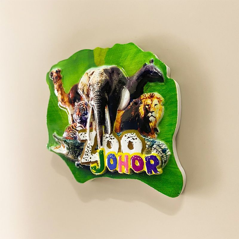 ルフ動物園冷蔵庫マグネット マレーシア旅行お土産 3D装飾ホ - Home Decor Malaysia のレビューと価格