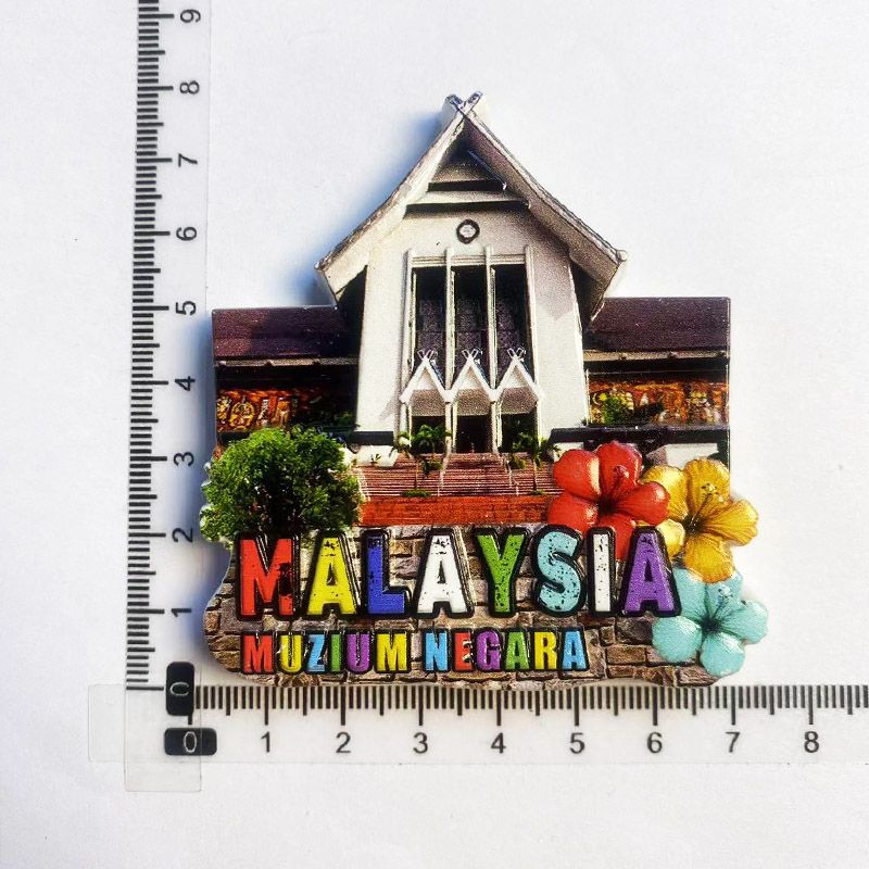 1個、マレーシア国立博物館磁気冷蔵庫ステッカー3D建築装飾ホ - Home Decor Malaysia のレビューと価格