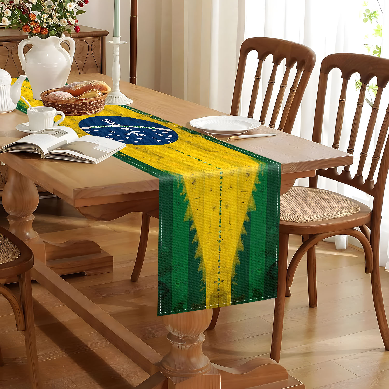ブラジリアンスタイルのテーマテーブルフラッグ、ブラジル国旗の - Home Decor Market のレビューと価格