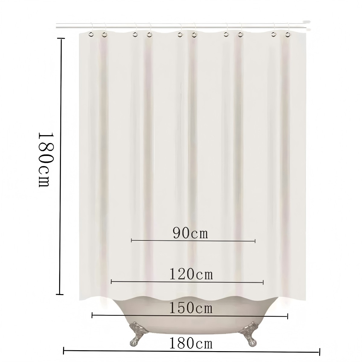 ペットマーケットシリーズのかわいいペットデーシャワーカーテン - Home Decor Market のレビューと価格